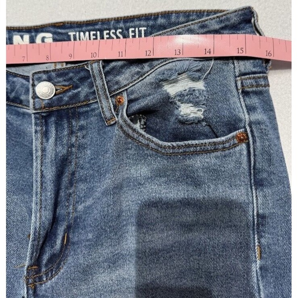 SONG Jeans Women size 7/28 Timeless Fit Demin Distressed High Rise‎ Casual - Picture 12 of 14